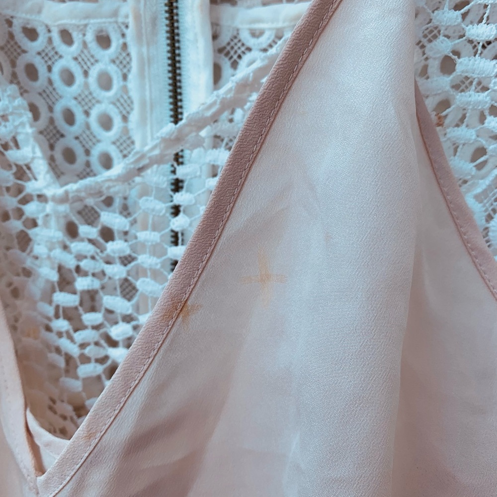 Keepsake The Label White Asymmetrical Eyelet Dress - Picture 13 of 16